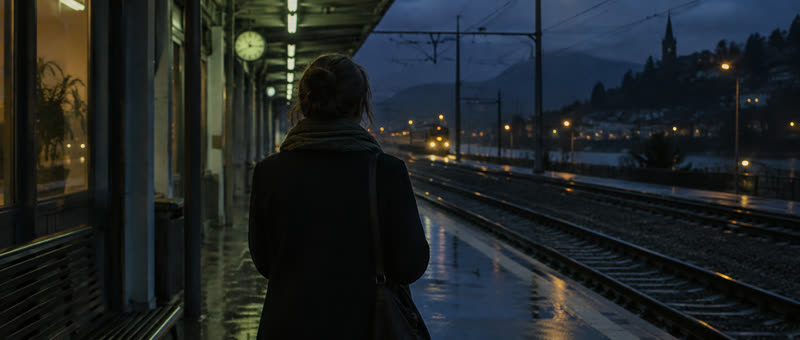 Les heures bleues — recherche d’image générée.