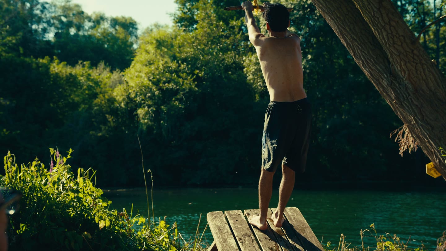 Une journée à la rivière — photogramme du film
